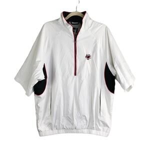 FOOTJOY DRYJOYS VTG Golf Pullover Men L White Limited Athletic Unisex Sporty Y2K
